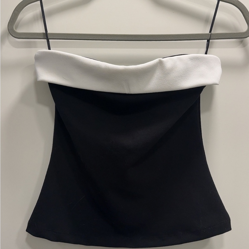 Dynamite Black and White tube top